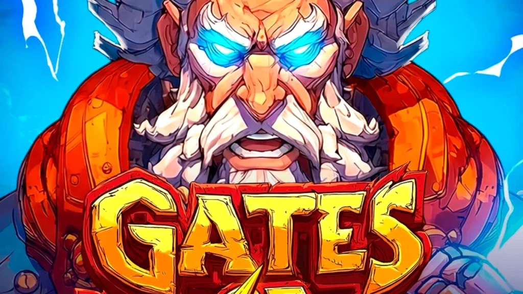 Tampilan visual slot Gates of Power dengan tema mitologi Yunani dan Zeus