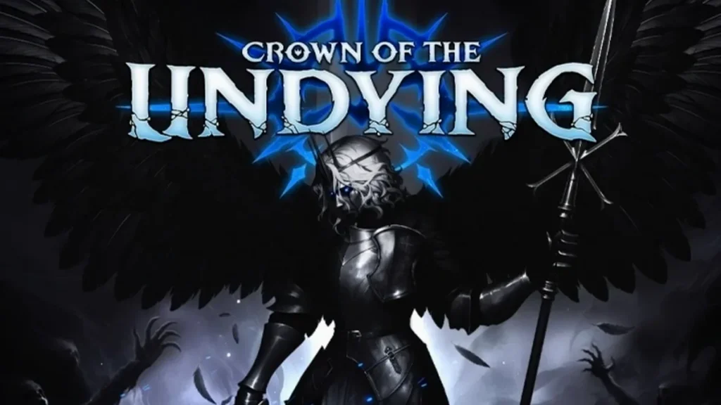 Tampilan visual slot Crown of the Undying dengan tema dark fantasy