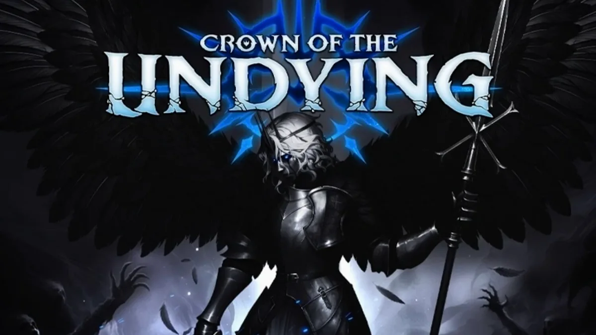 Tampilan visual slot Crown of the Undying dengan tema dark fantasy