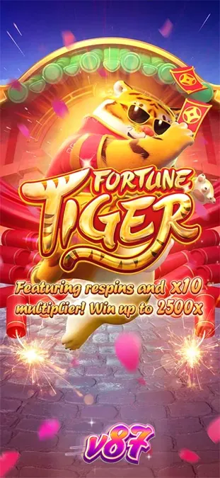 Tampilan visual slot Fortune Tiger dengan tema harimau emas dan nuansa oriental